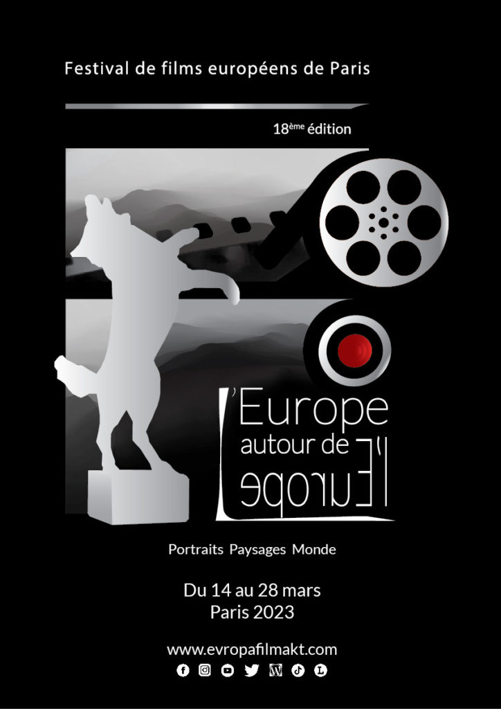 Affiche du Festival des films européens de Paris 2023.