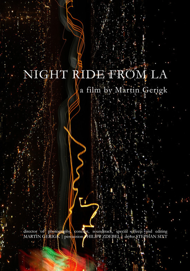 Night ride from LA
