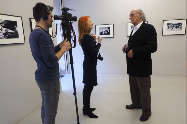 Carlos Saura interviewé par Irena Bilic, fondatrice du festival L’Europe autour de l’Europe, en 2016
