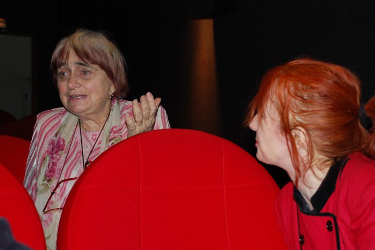 Agnès Varda en conversation au festival L’Europe autour de l’Europe 2008.