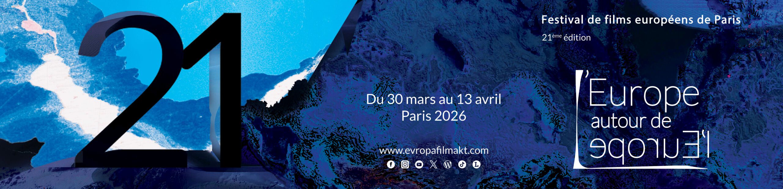 Espace Presse 12 Bannière du Festival des films européens de Paris 2026.