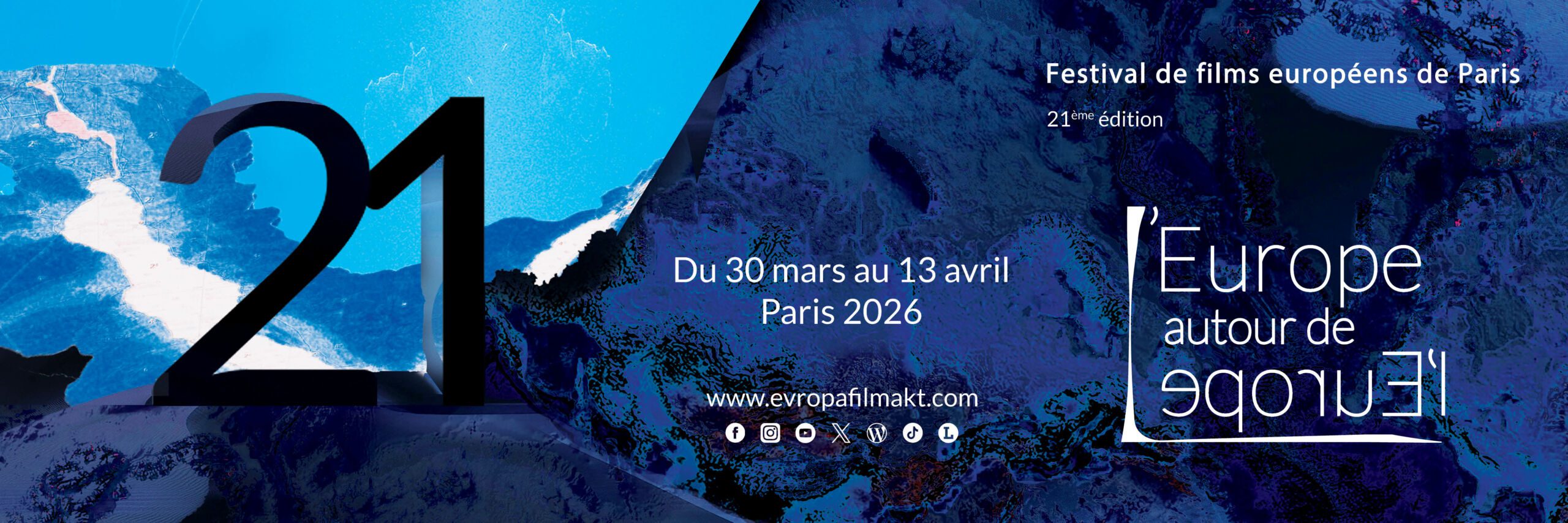 Espace Presse 13 Bannière du Festival des films européens de Paris 2026.